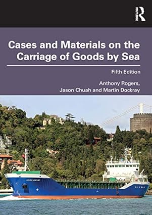 Cases and Materials on the Carriage of Goods by Sea (5th Edition) - Orginal Pdf